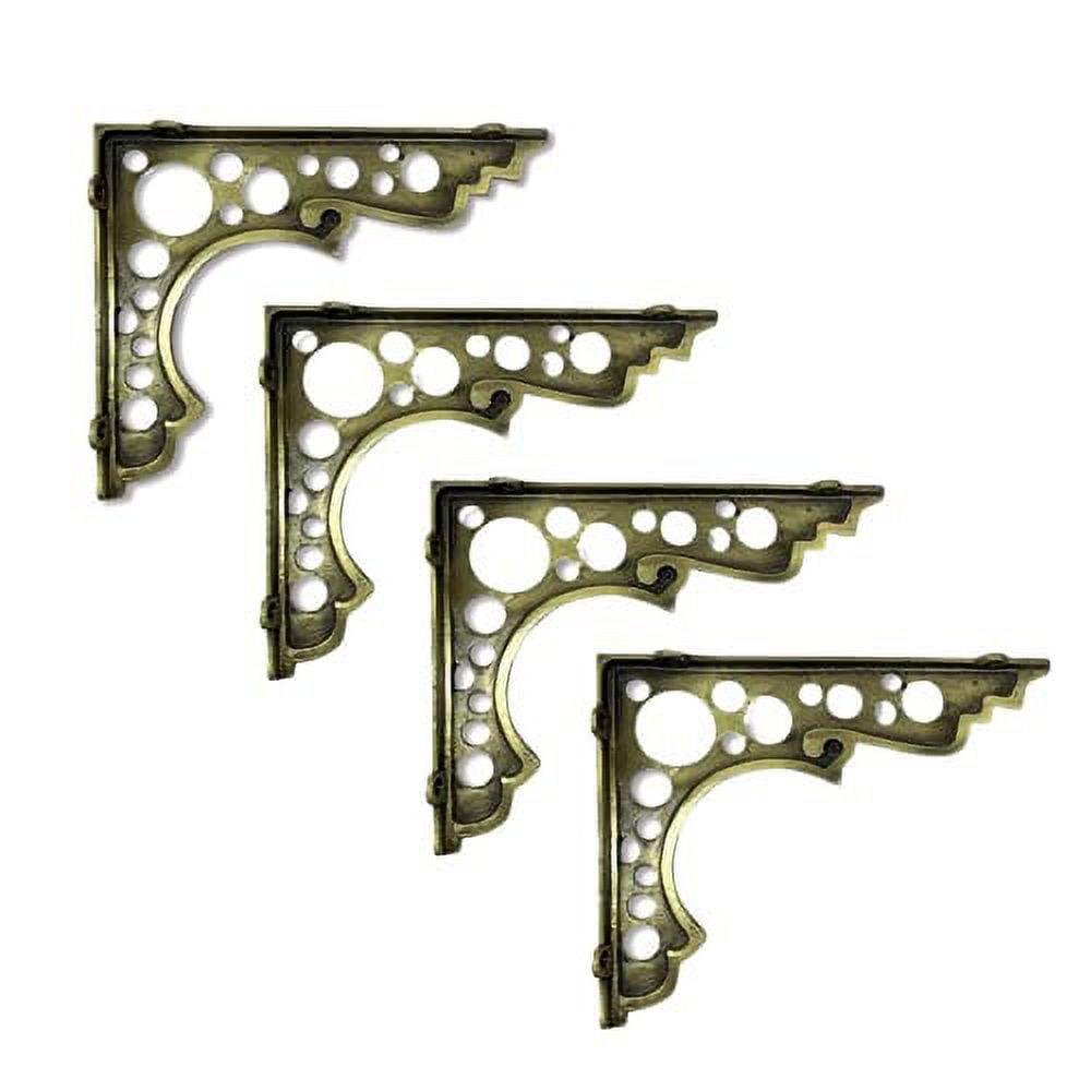 NACH Cast Iron Rustic Wall Mount Shelf Bracket, DIY Projects, Heavy