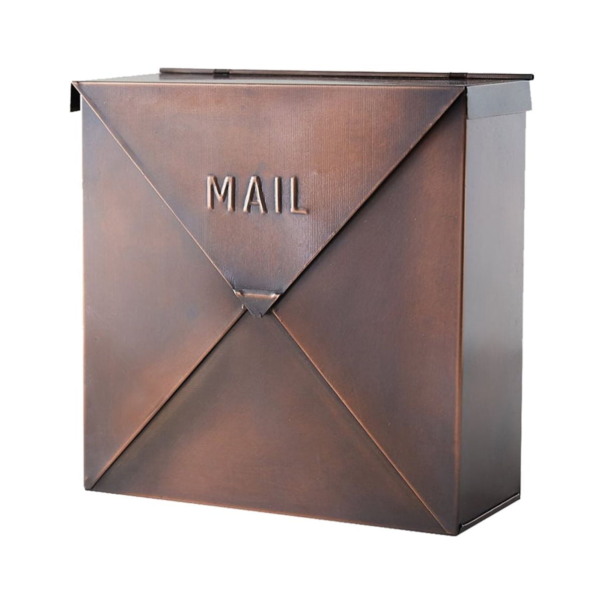Chicago Antique Copper Aluminum Wall Mounted Mailbox