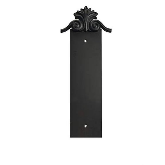 NACH Crested House Address Sign, Outdoor Address Plaque, Cast Iron House Number Sign, Large Crest, 3 Numbers, Iron, 16 x 8 x 1", KA-LARGECREST-3