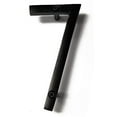 thumbnail image 1 of NACH Floating Mount Shadow House Address Number For Outside or Inside, Metal Modern House Numbers For Mailbox, Front Door, Maximum Rust Protection, Black Aluminum, 4 inch, Number 7, HH-SDW4-BLK-7, 1 of 5