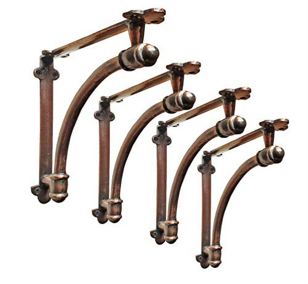Half Round Shelf Bracket (Set of 4)