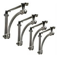 thumbnail image 1 of NACH Half Round Wall Mount Shelf Bracket, Decorative Cast Iron Brackets for Shelving, 4 Pack, 1 of 5