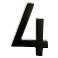 thumbnail image 1 of NACH Magnetic House Address Number, Black Aluminum, 4 inch, Number 4, HH-4MAG-BLK-4, 1 of 5