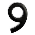 thumbnail image 1 of NACH Magnetic House Address Number, Black Aluminum, 4 inch, Number 9, HH-4MAG-BLK-9, 1 of 5