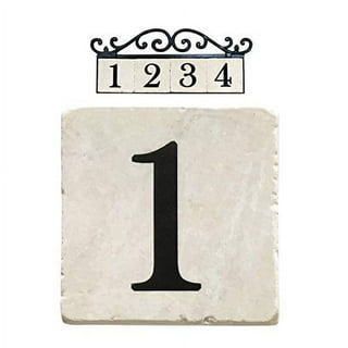 720 Pieces 10 Sheets White Vinyl Sticky Letters & Numbers&  Punctuation,Vinyl White Alphanumeric Waterproof Lettering for Mailbox,  Signs, Window