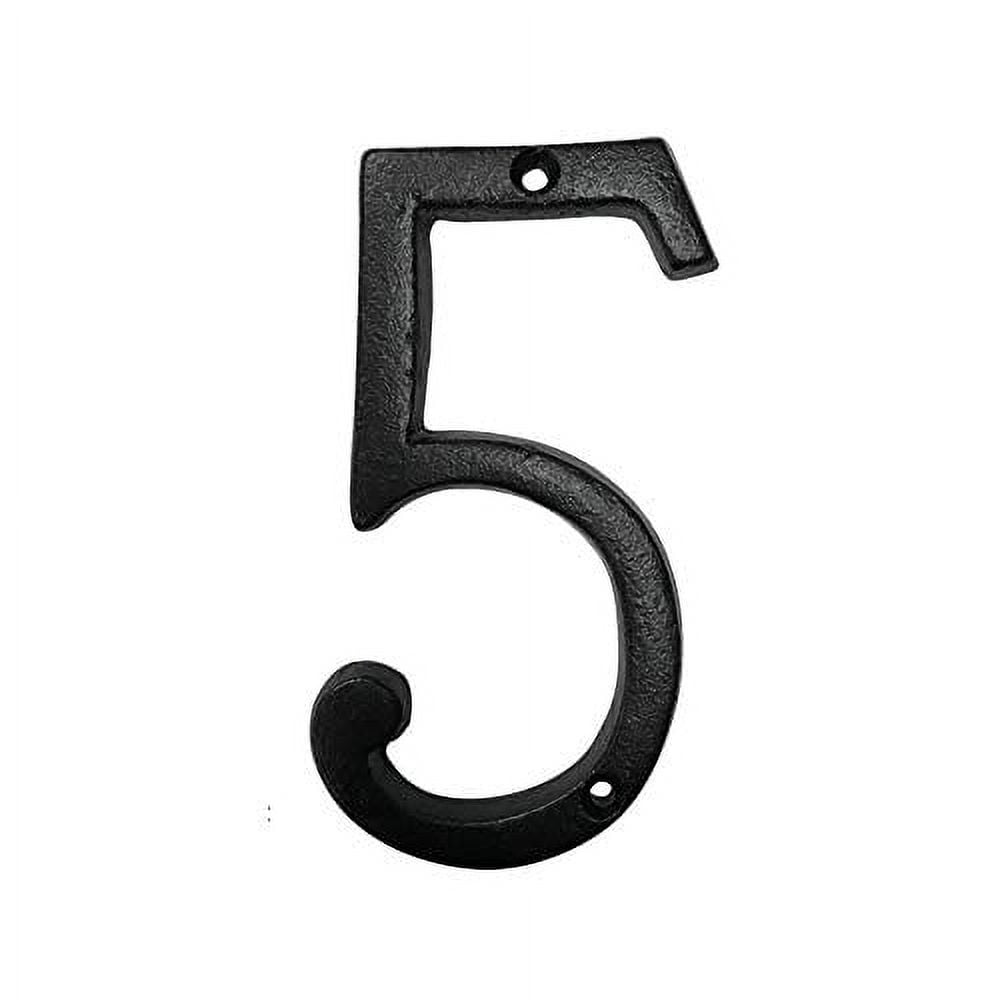 NACH Roman Cast Iron House Number, Decorative Mailbox Numbers for ...