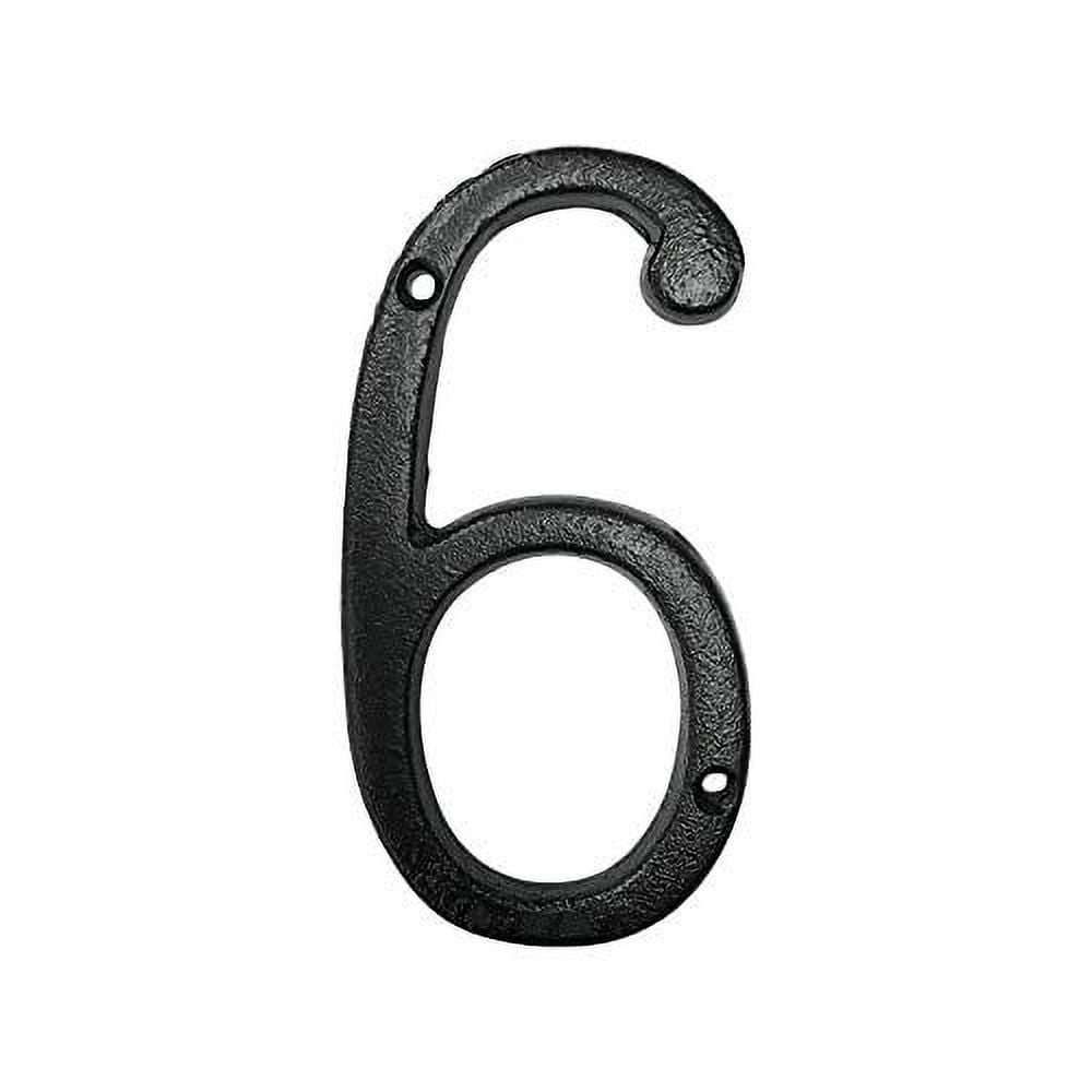 NACH Roman Cast Iron House Number, Decorative Mailbox Numbers for ...