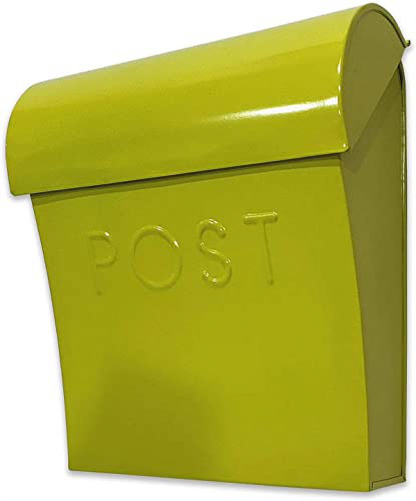 NACH Vicki Pistachio Green Mailbox, Wall Mount Mailboxes For Outside