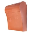 thumbnail image 1 of NACH Vicki Terracotta Brown Mailbox, Wall Mount Mailboxes For Outside, Weather Resistant Metal Mailbox, Maximum Rust Protection, 11x4.5x12.5 in, MB-7301, 1 of 5