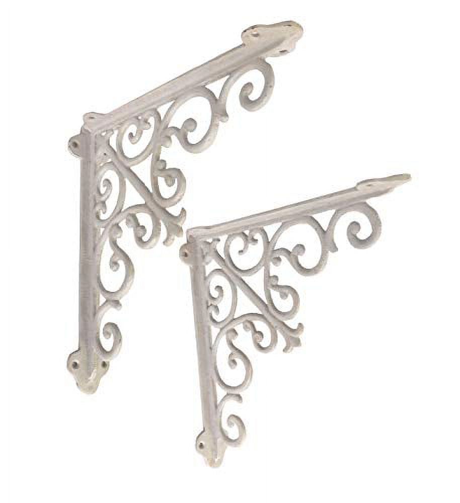 Stanley S250597 7" L X 3/4" W X 8" H Satin Nickel Decorative Shelf