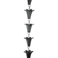 thumbnail image 1 of NACH js-RNC001 Stylish Decorative Downspout Rain Chains for Gutters, 8 Feet Long, 96", Cast Iron, 1 of 2