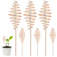 NACHLYNN 6 Pack Electroculture Plant Stakes Pure Long Copper Garden