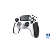 Nacon Revolution 5 Pro Officially Licensed PlayStation Wireless Controller for PS5 / PS4 / PC - Hall Effect, Trigger Stops, Map Buttons - White