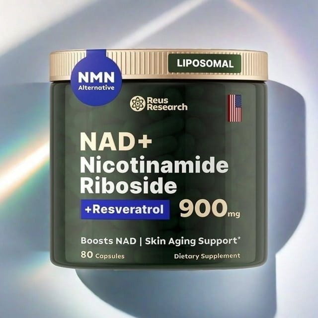 NAD+ Boost with Resveratrol & Quercetin -80 Capsules Vitality Complex ...