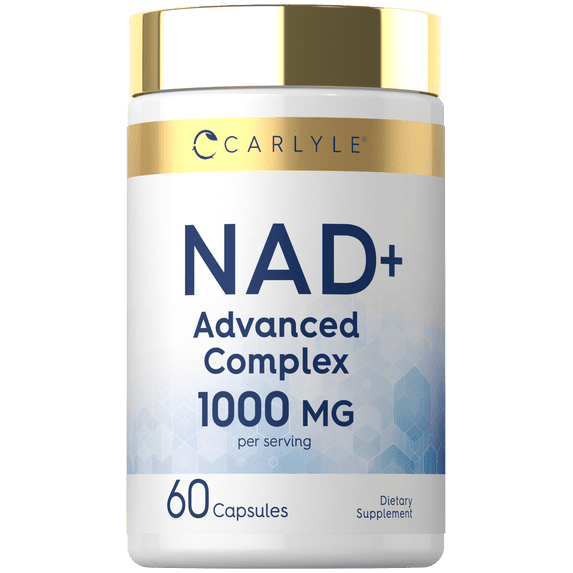 NAD+ Supplement 1000 mg | 60 Capsules | for Women and Men | by Carlyle