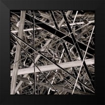 NADAL 12x12 Black Modern Framed Museum Art Print Titled - BW 221013