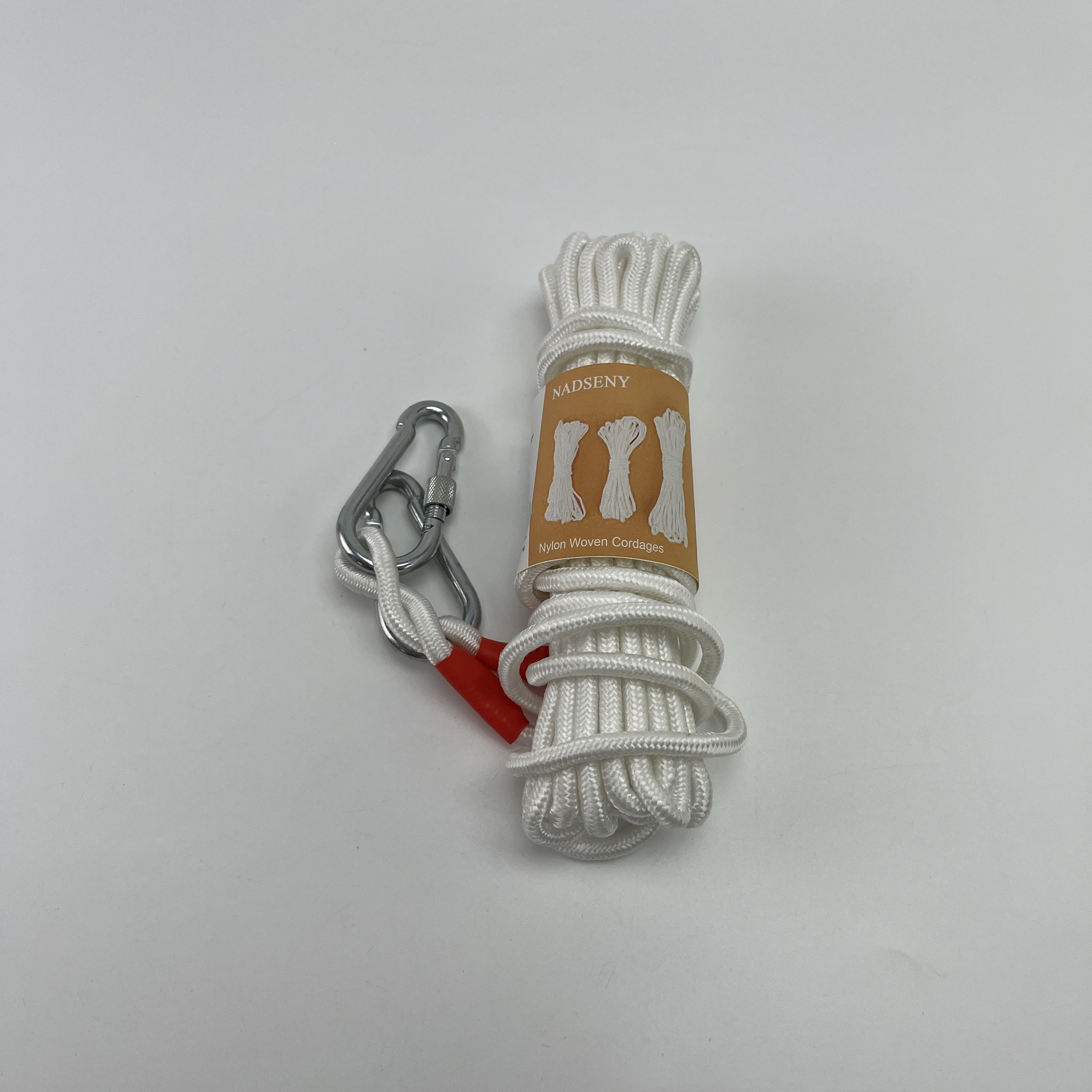 LOLYSIC 2Pcs Climbing Ropes, 10mm X 10M Climbing Rope With Carabiners