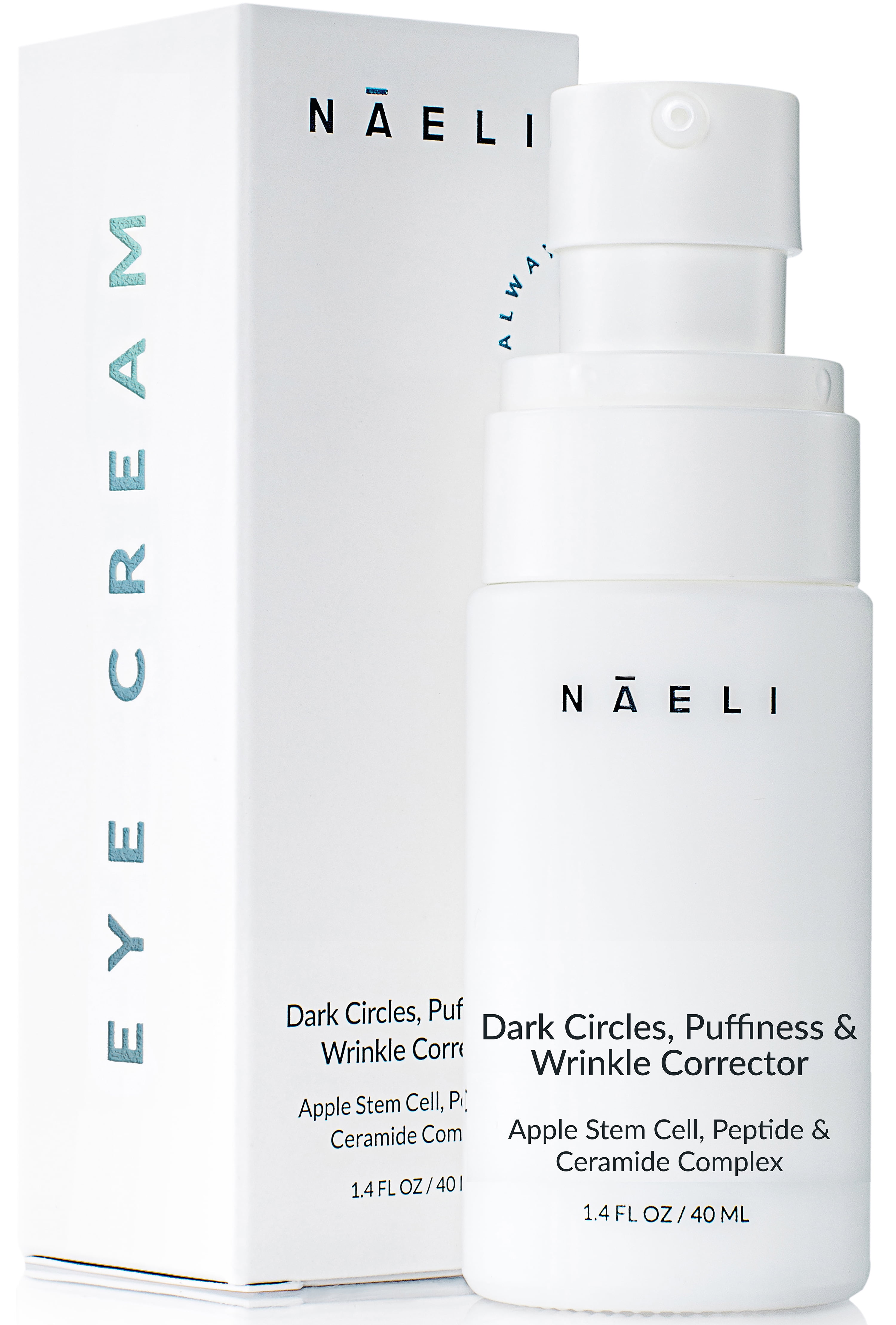 NAELI Eye Cream for Dark Circles and Puffiness with Peptides, 1.4 oz