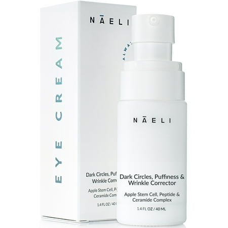 NAELI Eye Cream for Dark Circles and Puffiness with Peptides, 1.4 oz