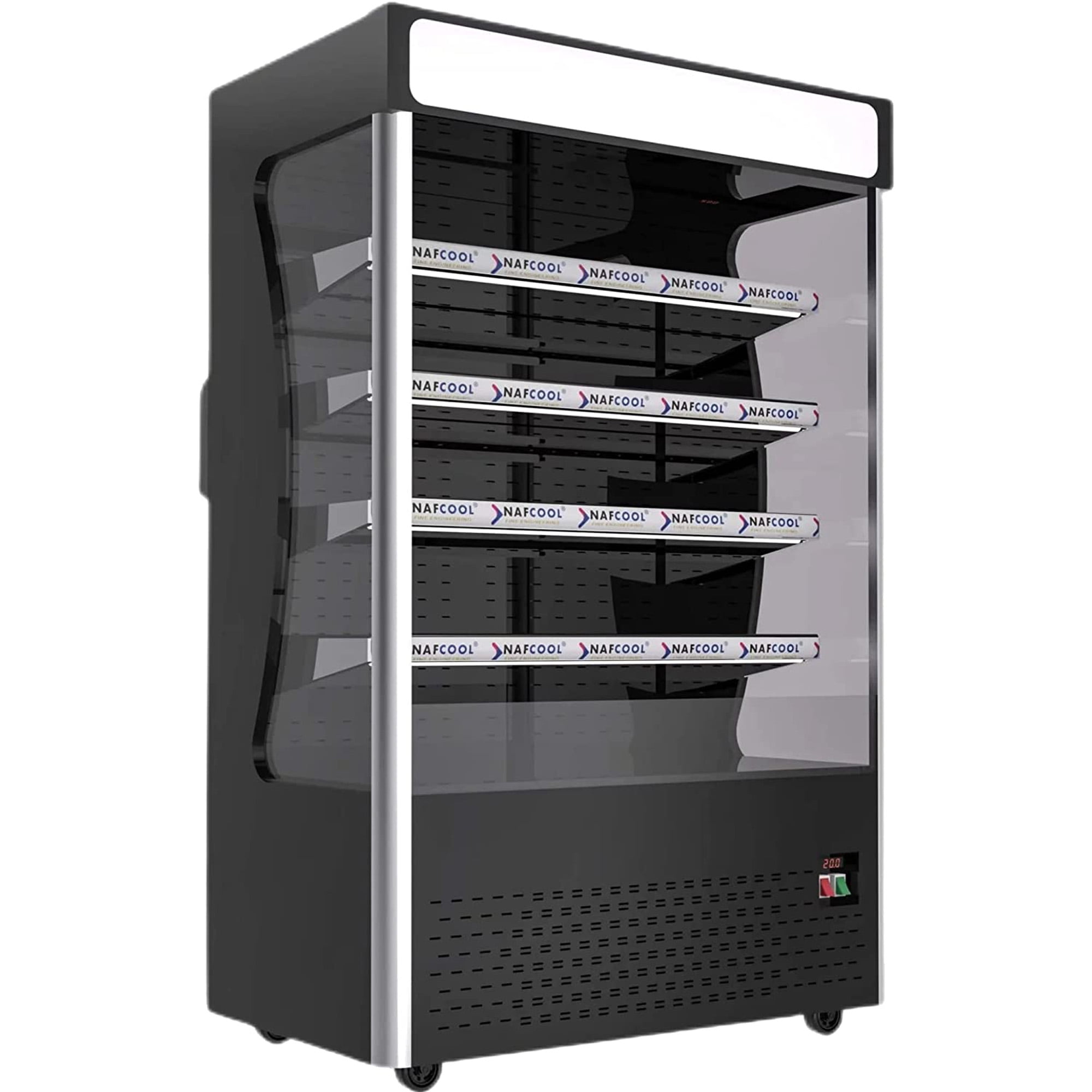 NAFCOOL 13.2 Cu ft Open-Air Commercial Refrigerator
