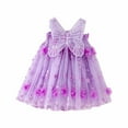 thumbnail image 1 of NAFUU Baby Girls Tulle Tutu Dress Toddler Sleeveless Sequins Floral Dress Birthday Party Dresses Princess Tulle Dress Casual Dresses Dailywear, 1 of 5