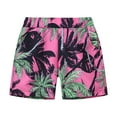 thumbnail image 1 of NAFUU Boy's Shorts Summer Casual Tropical Print Soft Bottoms Elastic Waist With Pockets Hawaii Holiday Beach Gym Shorts Boys 2-3 Years, 1 of 5