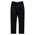 thumbnail image 1 of NAFUU Boys Dress Pants Classic Formal Khaki School Pants For Boys Straight Leg Dress Chino Trousers Kids Casual Trousers Daily Wear Versatile Trousers 9-10 Years, 1 of 9