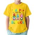 thumbnail image 1 of NAFUU Boys T-Shirts Happy Last Day Of School Cartoon Prints Shirt Short Sleeve Round Neck Tee Cute Tops For Boys Sizes 2-3 Years, 1 of 5