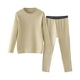 thumbnail image 1 of NAFUU Boys Thermal Underwear Set Long Sleeve Pants Kids Long Johns Base Layer Top Bottoms Winter Set Comfortable Sleepwear Loungewear Trendy Outfit 11-13 Years, 1 of 5