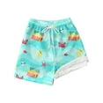 thumbnail image 1 of NAFUU Boys Toddler Jogger Shorts Summer Cartoon Prints With Elastic Waist For Kids Outdoor Beach Play Active Wear Shorts For Boys Sizes 5-6 Years, 1 of 4