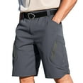 thumbnail image 1 of NAFUU Cargo Shorts for Men Stretch Waist Casual Lightweight Relaxed Fit Hiking Outdoor Work Shorts Pockets Summer Men's Shorts Athletic Trousers, 1 of 4