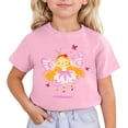 thumbnail image 1 of NAFUU Girls Boys Shirts Children Cute Cartoon Butterfly Print Short Sleeve Round Neck T-Shirt Soft Breathable Leisure Home Blouses For Girl Trendy Sizes 12-13 Years, 1 of 4