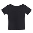 thumbnail image 1 of NAFUU Girls Oversized Shirts Solid Color O-Neck Crop Top Short Sleeve Shirt Basic Tee Comfort Breathable Summer Blouses For Girl 2026 Sizes 12-13 Years, 1 of 5