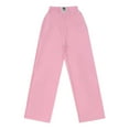 thumbnail image 1 of NAFUU Girls Pants Solid Color Summer Lightweight Straight Leg Trousers For Kids Outfit Elastic Waist Daily Wear Pants For Girls Sizes 7-8 Years, 1 of 7
