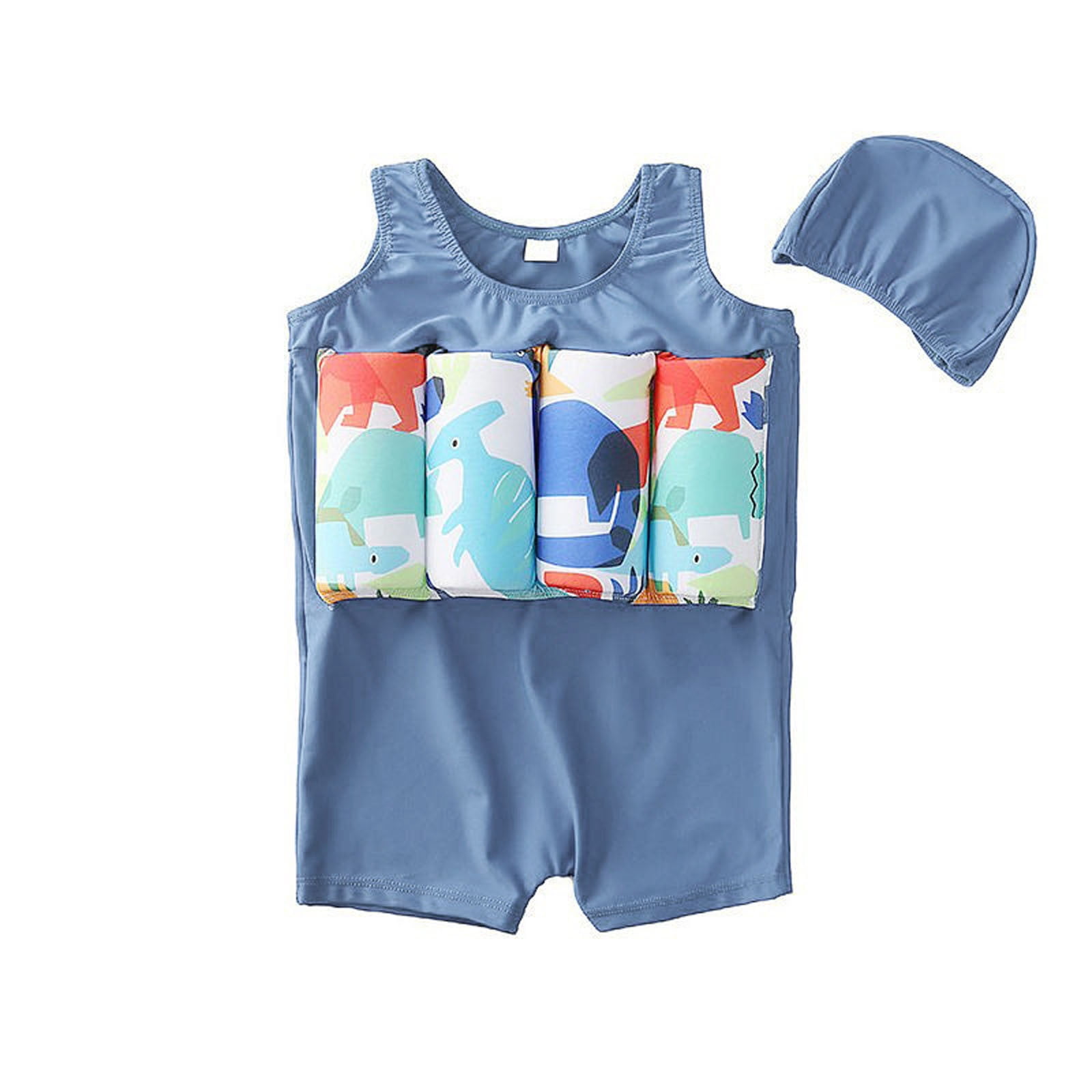 NAFUU Kids Flotation Swimwear Boys Girls Float Suit Swim Vest One Piece ...