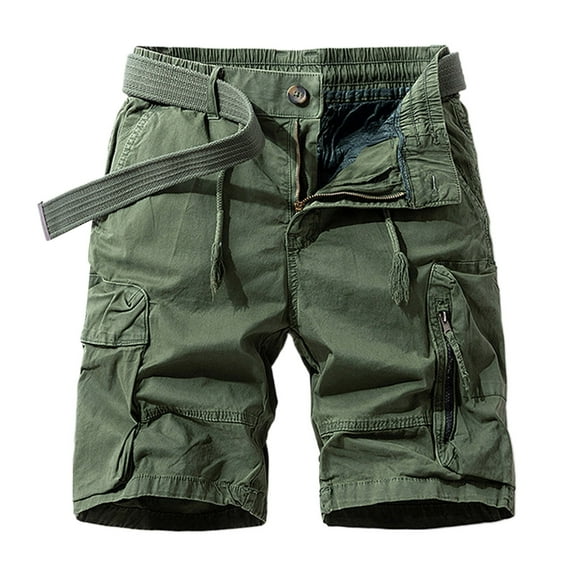 NAFUU Men's Camo Cargo Shorts Relaxed Fit Multi-Pocket Outdoor Camouflage Cargo Shorts Lightweight Casual Wear Slim Fit Hiking Shorts Baggy Trousers