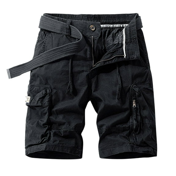 NAFUU Men's Camo Cargo Shorts Relaxed Fit Multi-Pocket Outdoor Camouflage Cargo Shorts Lightweight Casual Wear Slim Fit Hiking Shorts Comfy Baggy Shorts