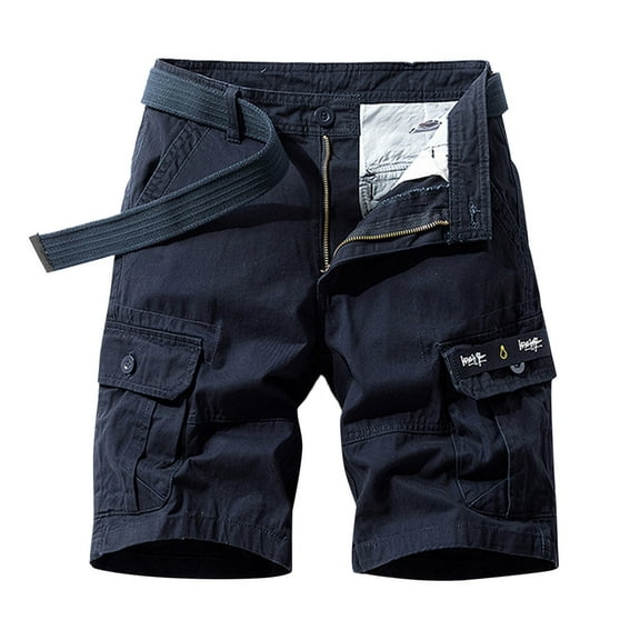 NAFUU Men's Cargo Shorts Outdoor Lightweight Casual Cargo Shorts For Men Relaxed Fit Twill Work Shorts Knee Length Multi-Pockets Relaxed Fit Pants