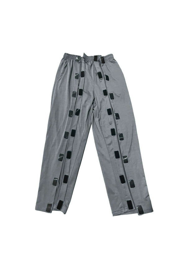 Men's Nursing Pants Mens Tear Away Pants Loose Fit Men Fracture Bedridden Paralyzed Patient Clothes Easy On/Off Nursing Pants Work Vacation Pants