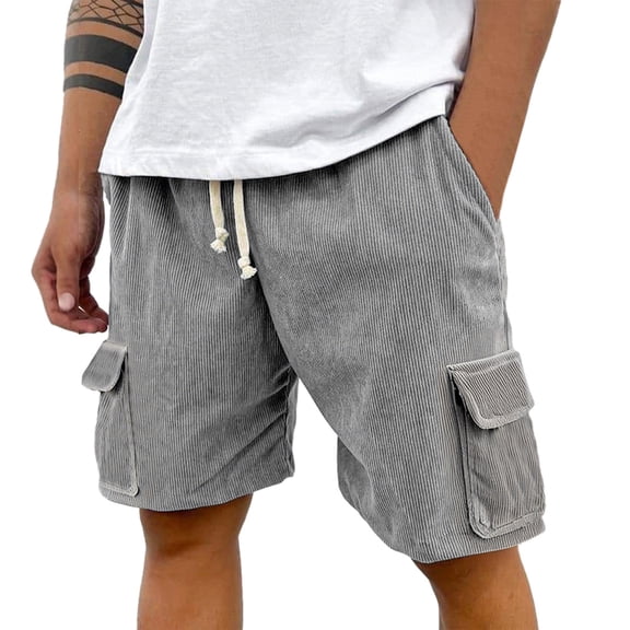 NAFUU Men's Relaxed-Fit Shorts Mens Casual Shorts Summer Loose Fit Elastic Waist Joggers Short Breathable Outdoor Mens Shorts Athletic Trousers