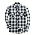 thumbnail image 1 of NAFUU Men's Shirts Soft Tops Mens Flannel Shirts Long Sleeve Casual Plaid Button Down Shirt Autumn Shirt Cowboy Work Shirts With Pockets Regular Fit Tops, 1 of 3
