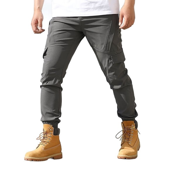 NAFUU Mens Casual Pants Men's Cargo Pants Loose Fit Joggers Outdoor Hiking Pants Breathable Comfortable Stretch Sweatpants Cargo Trousers