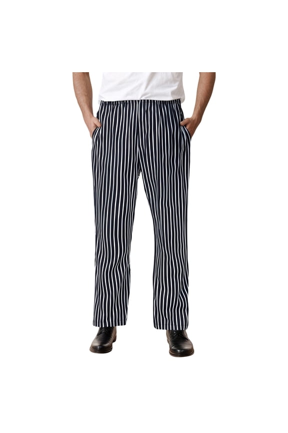Mens Classic Suit Pants Straight Fit Modern Formal Dress Pants Separate Trousers Color Block Business Stripe Dress Trousers Beach Trousers