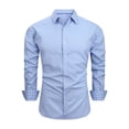 thumbnail image 1 of NAFUU Mens Dress Shirts Casual Men's Slim Fit Work Shirts Checkered Print Daily Wear Comfort Classic Button Down Shirt Party Tops Commuting Shirt Top, 1 of 3
