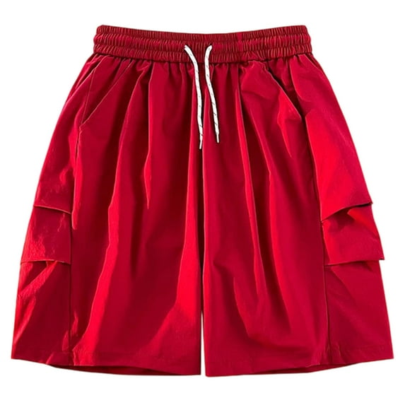 NAFUU Mens Shorts Casual Summer Shorts Men's Athletic Running Shorts Quick Dry Workout Shorts Loose Fit Lightweight Sports Shorts Beach Trousers