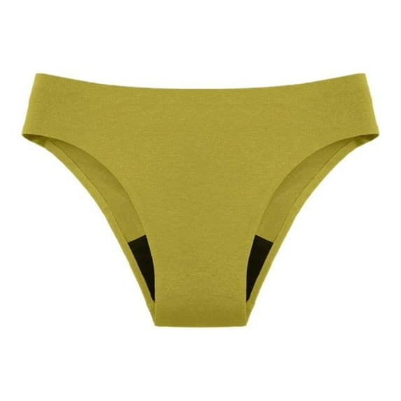 NAFUU Seamless Thongs for Women Period Swimwear Leakproof Bikini Brief Bottoms Waterproof Menstrual Swim Bottoms For Women Underwear Comfy Stretch Underpants