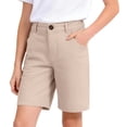 thumbnail image 1 of NAFUU Shorts For Girls Solid Color With Functional Pockets School Short Pants For Teens Basic Clothes Cute Shorts For Teen Girls Sizes 9-10 Years, 1 of 8