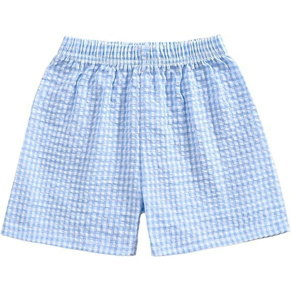 NAFUU Shorts for Girls Toddler Baby Girl Shorts Casual Summer Gingham Plaid/Floral Elastic Waist Ruffle Hem Shorts Bottoms 18-24 Months