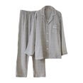 thumbnail image 1 of NAFUU Soft Pajama Set For Women Women's Plaid Pajama Set Cozy Breathable Long Sleeve Button Down Top And Pants Sleepwear Autumn/Winter Home Clothes Leisure Jammies, 1 of 4