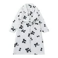thumbnail image 1 of NAFUU Soft Robes Sleepwear For Women Bathrobe Soft Flannel Winter Robe Cozy Bathrobes Cute Pattern Sleepwear Warm Loungewear Soft Pjs Sleepwear, 1 of 9